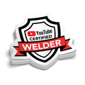 YT Welder Hard Hat Decal