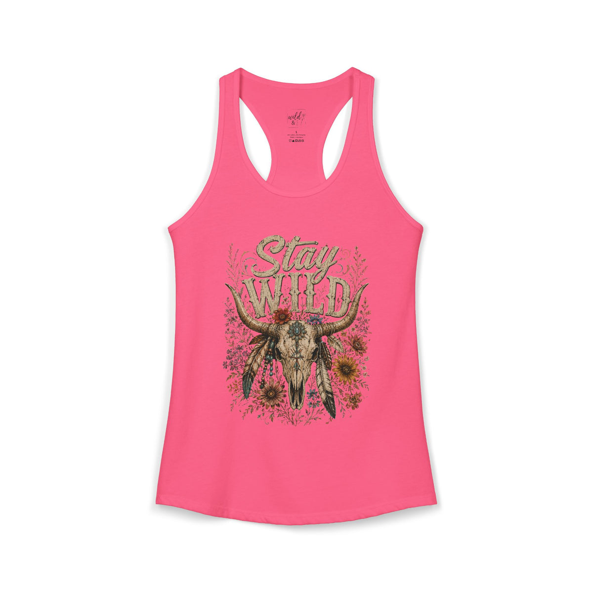 Stay Wild -Women's Ideal Racerback Tank - Wild'n'Free American Exclusive!