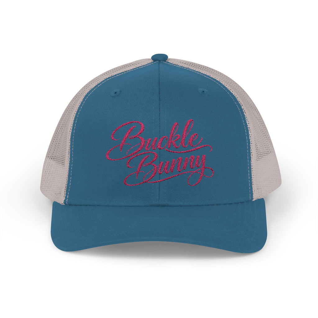 Buckle Bunny Trucker Cap — Retro Script Rhinestone Style Snapback - Wild'n'Free American Exclusive!