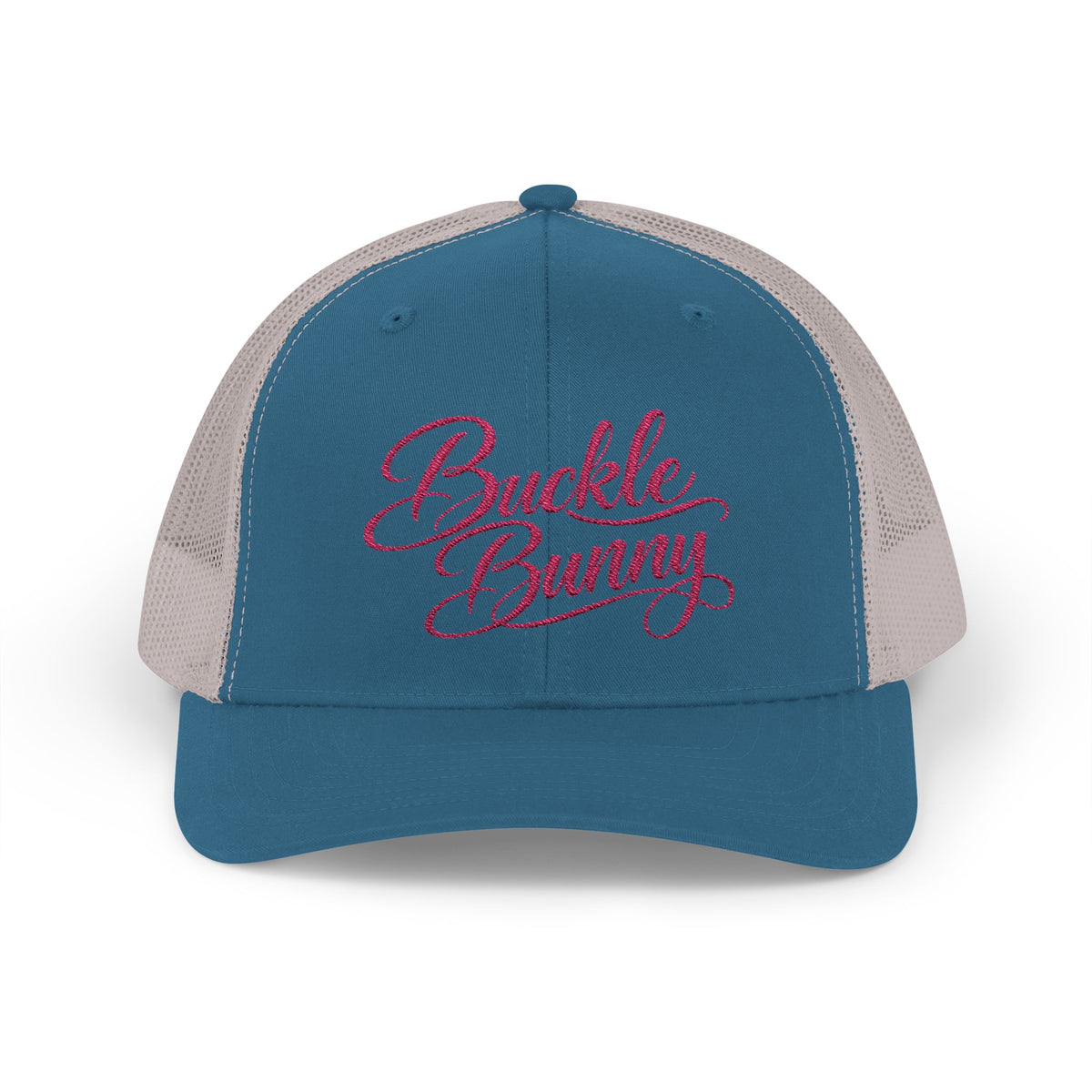 Buckle Bunny Trucker Cap — Retro Script Rhinestone Style Snapback - Wild'n'Free American Exclusive!