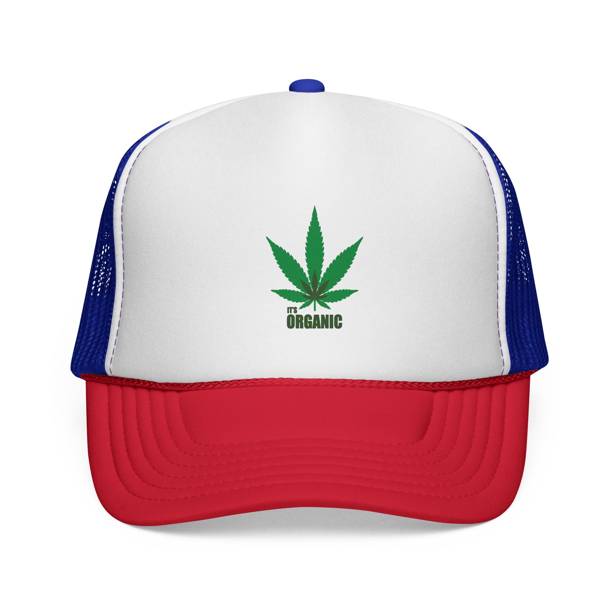 Wild'n'Free Marijuana Leaf Trucker Cap — 'It's Organic'