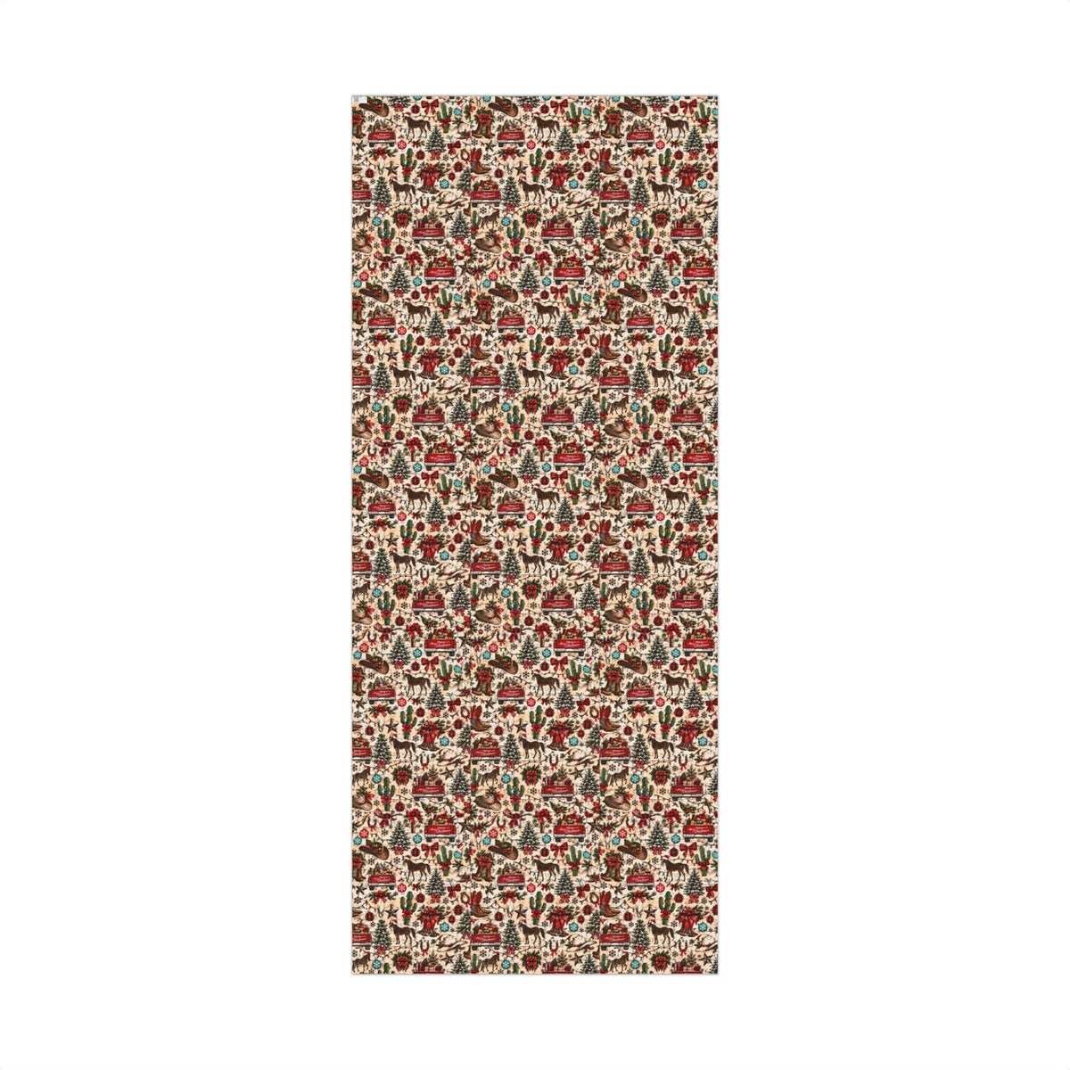 Pick-up Trucks & Horses Christmas Wrapping Paper - WIld'n'Free American Exclusive!