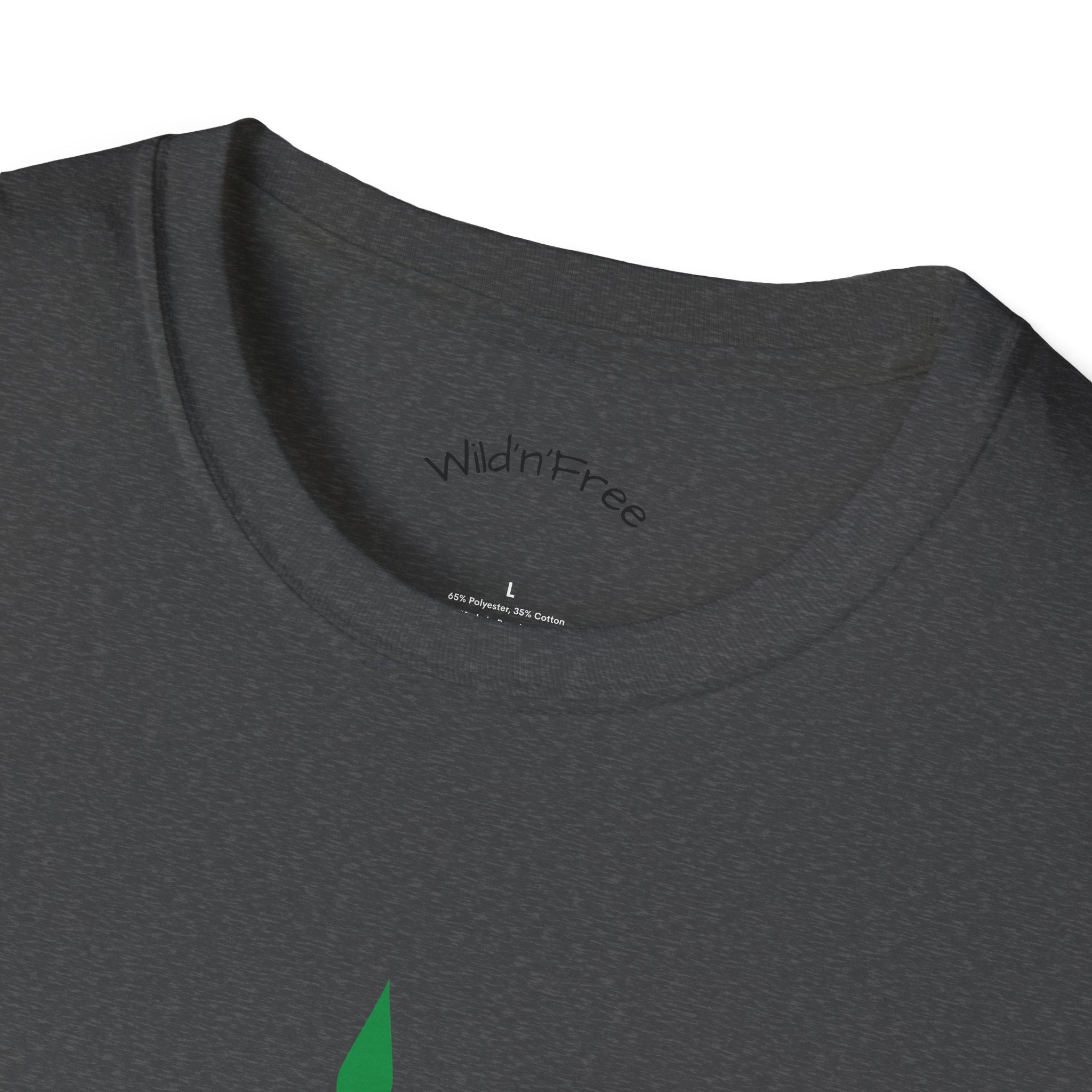 Wild'n'Free Cannabis Leaf T-Shirt – "It's Organic" Graphic Tee