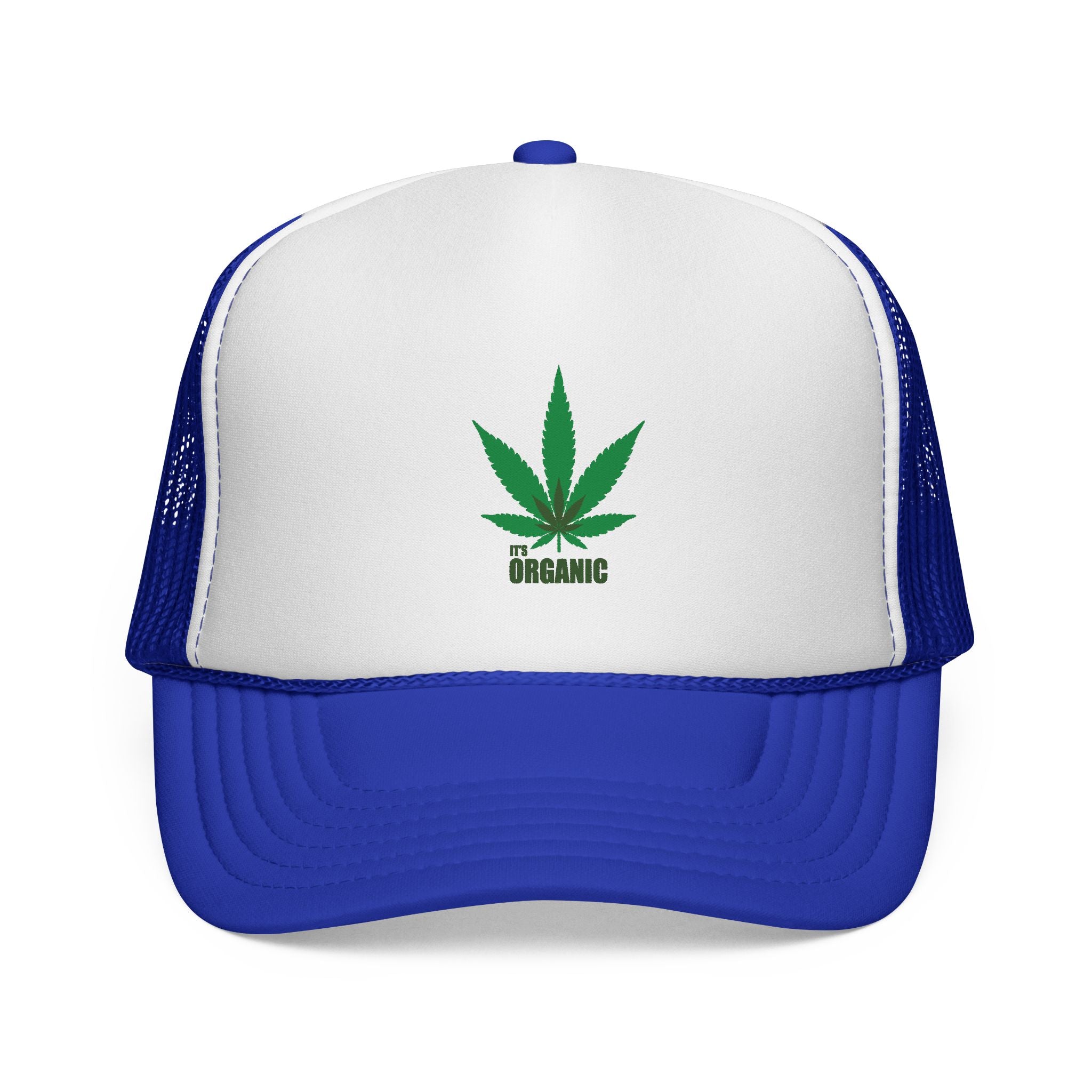Wild'n'Free Marijuana Leaf Trucker Cap — 'It's Organic'
