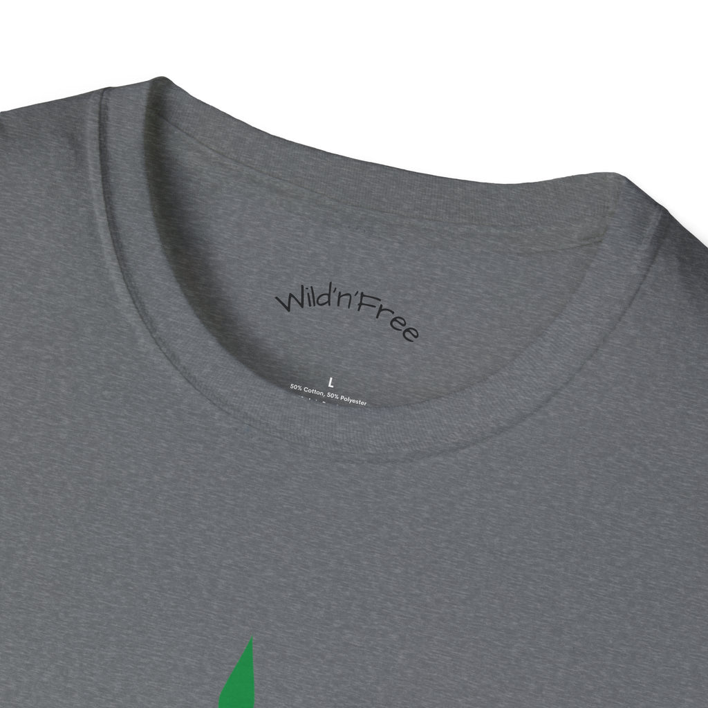 Wild'n'Free Cannabis Leaf T-Shirt – "It's Organic" Graphic Tee