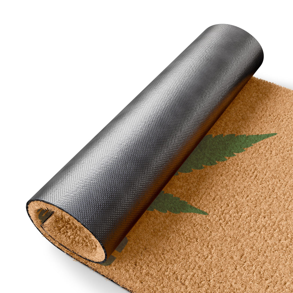 It's Organic Cannabis Leaf Welcome Mat ~ Wild'n'Free Exclusive