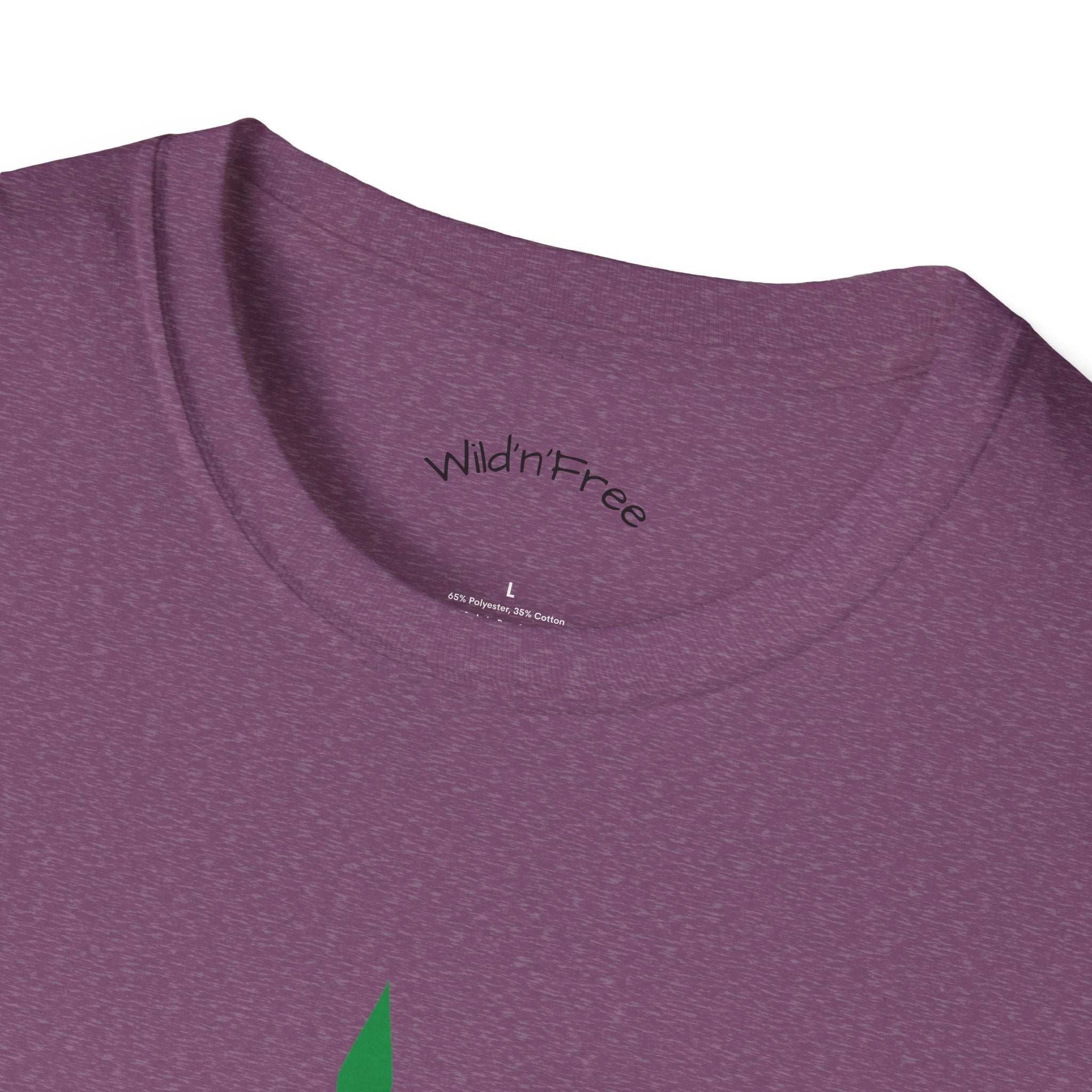 Wild'n'Free Cannabis Leaf T-Shirt – "It's Organic" Graphic Tee