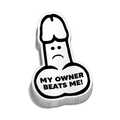 Beats Me Hard Hat Decal