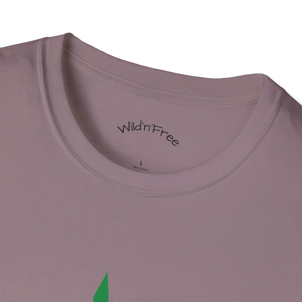 Wild'n'Free Cannabis Leaf T-Shirt – "It's Organic" Graphic Tee