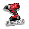 Red Tools Hard Hat Decal