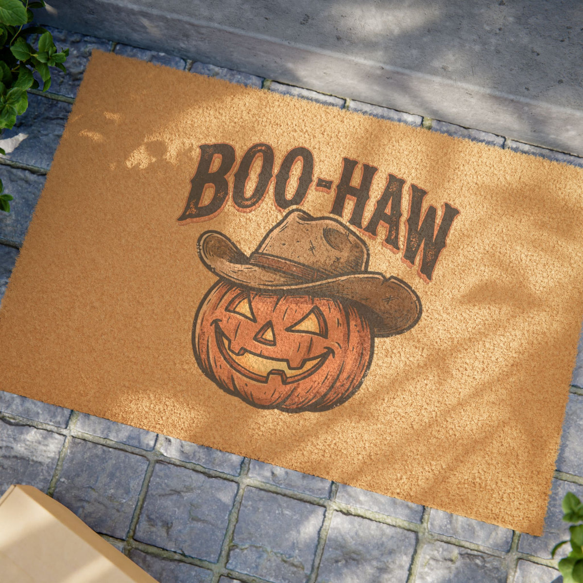 Boo-Haw Pumpkin Cowboy Welcome Mat - Wild'n'Free Exclusive!