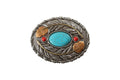 M&F Stone Feathers  - Belt Buckle