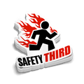 Safety 3rd - Hard Hat Decal