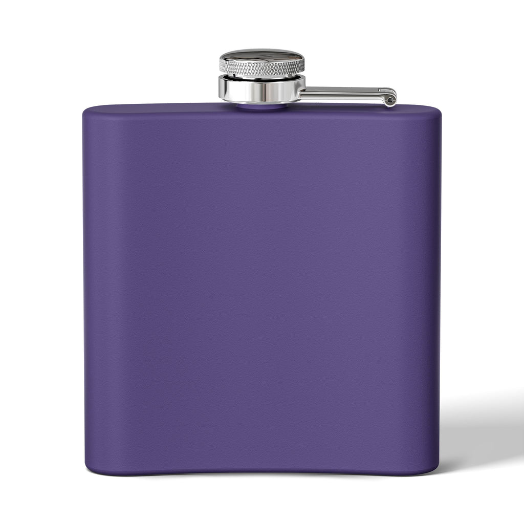 Stay Wild Stainless Steel Flask – 6oz Hip Flask with Boho Skull & Floral Design - Wild'n'Free Exclusive!