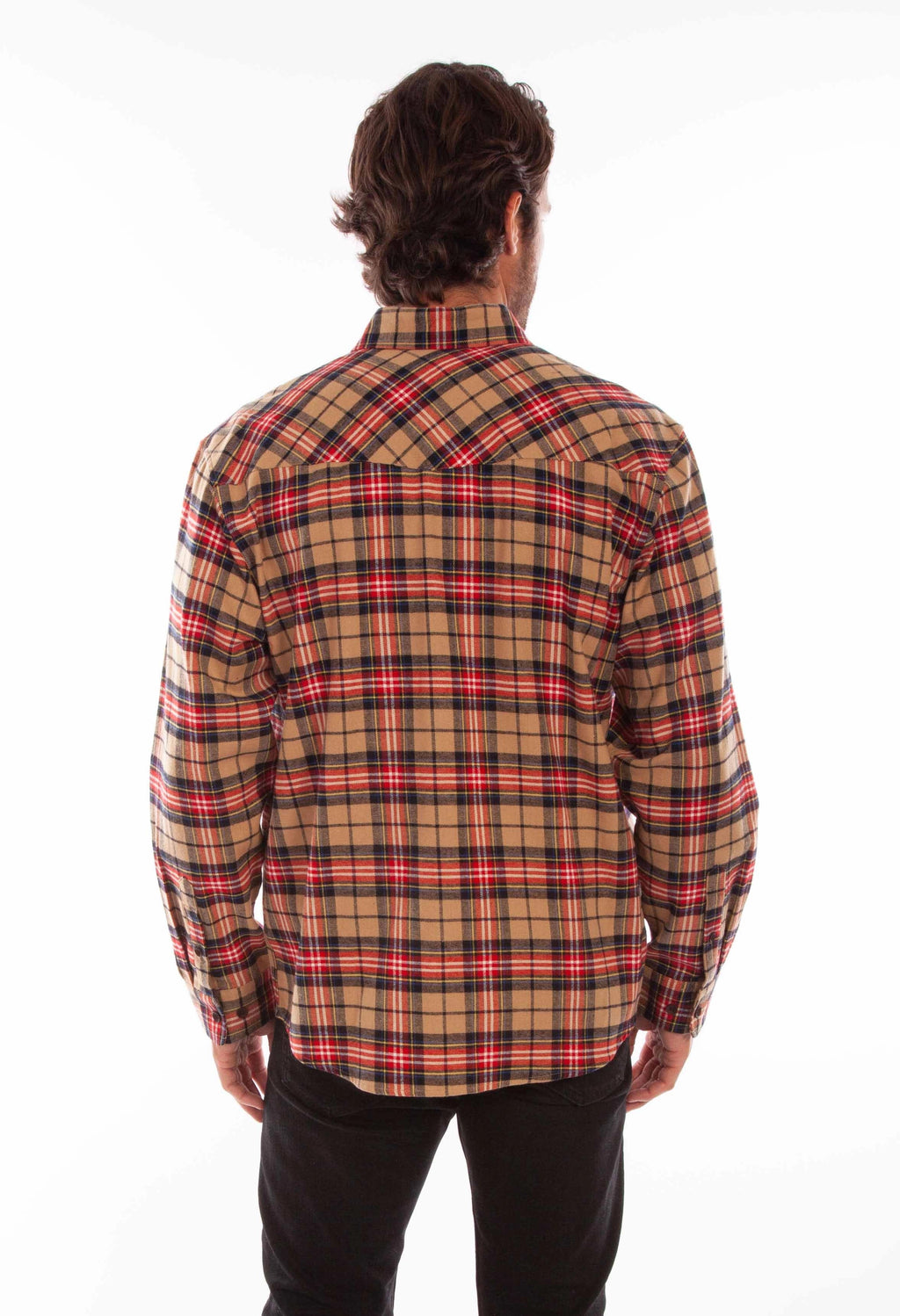 Scully Western Yoke (5343) - Men's Plaid Flannel Shirt