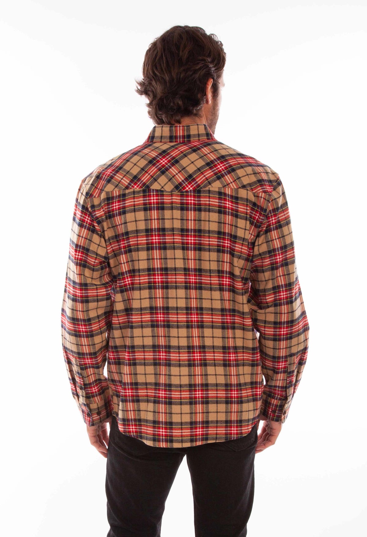 Scully Western Yoke (5343) - Men's Plaid Flannel Shirt