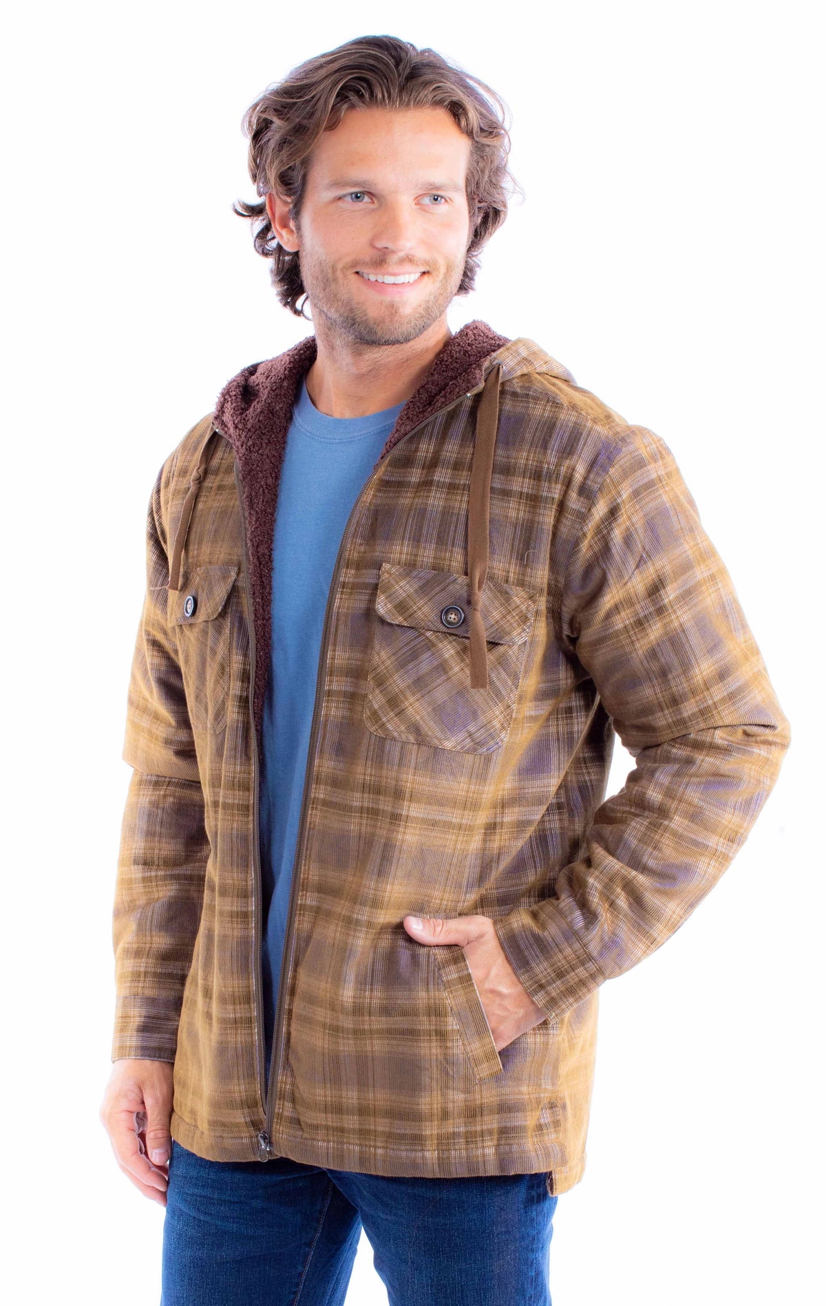 Scully Sherpa Lined (5356) - Corduroy Men's Hoodie