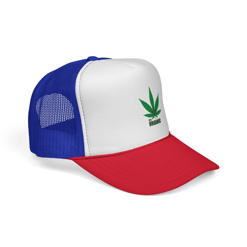 Wild'n'Free Marijuana Leaf Trucker Cap — 'It's Organic'