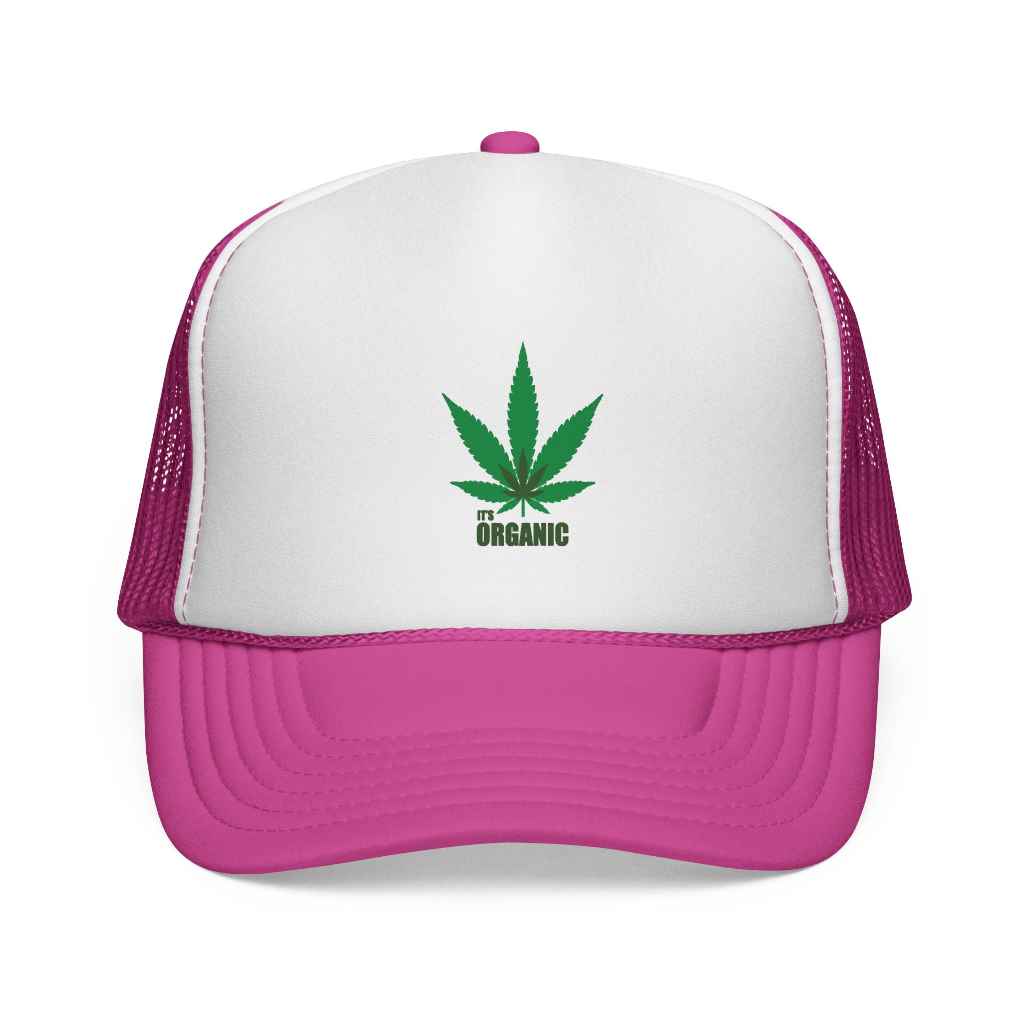 Wild'n'Free Marijuana Leaf Trucker Cap — 'It's Organic'