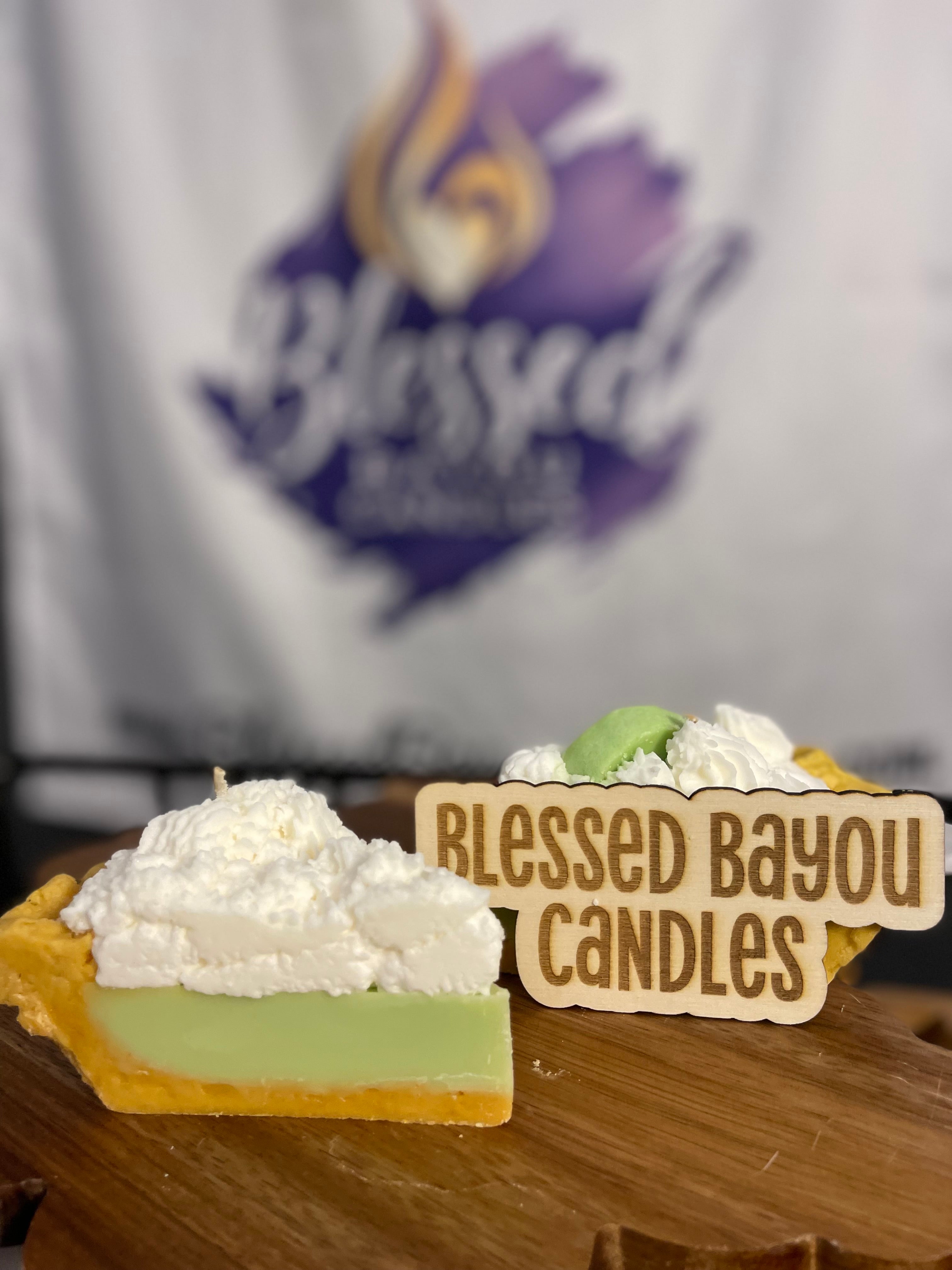 Blessed Bayou Pie Candle Slices