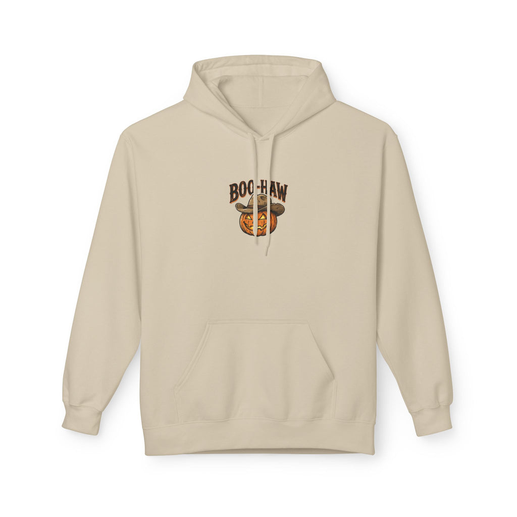 Boo-Haw Halloween Hoodie — Cowgirl Scarecrow Pumpkin Fall Pullover - Wild'n'Free Exclusive!