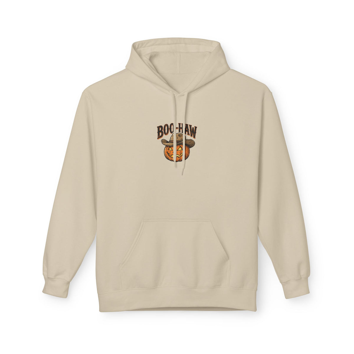 Boo-Haw Halloween Hoodie — Cowgirl Scarecrow Pumpkin Fall Pullover - Wild'n'Free Exclusive!