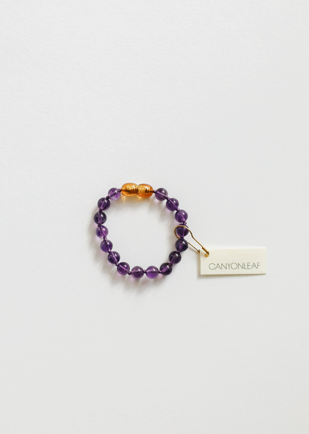 CanyonLeaf Pure Gemstone + Amethyst || Anklet or Bracelet