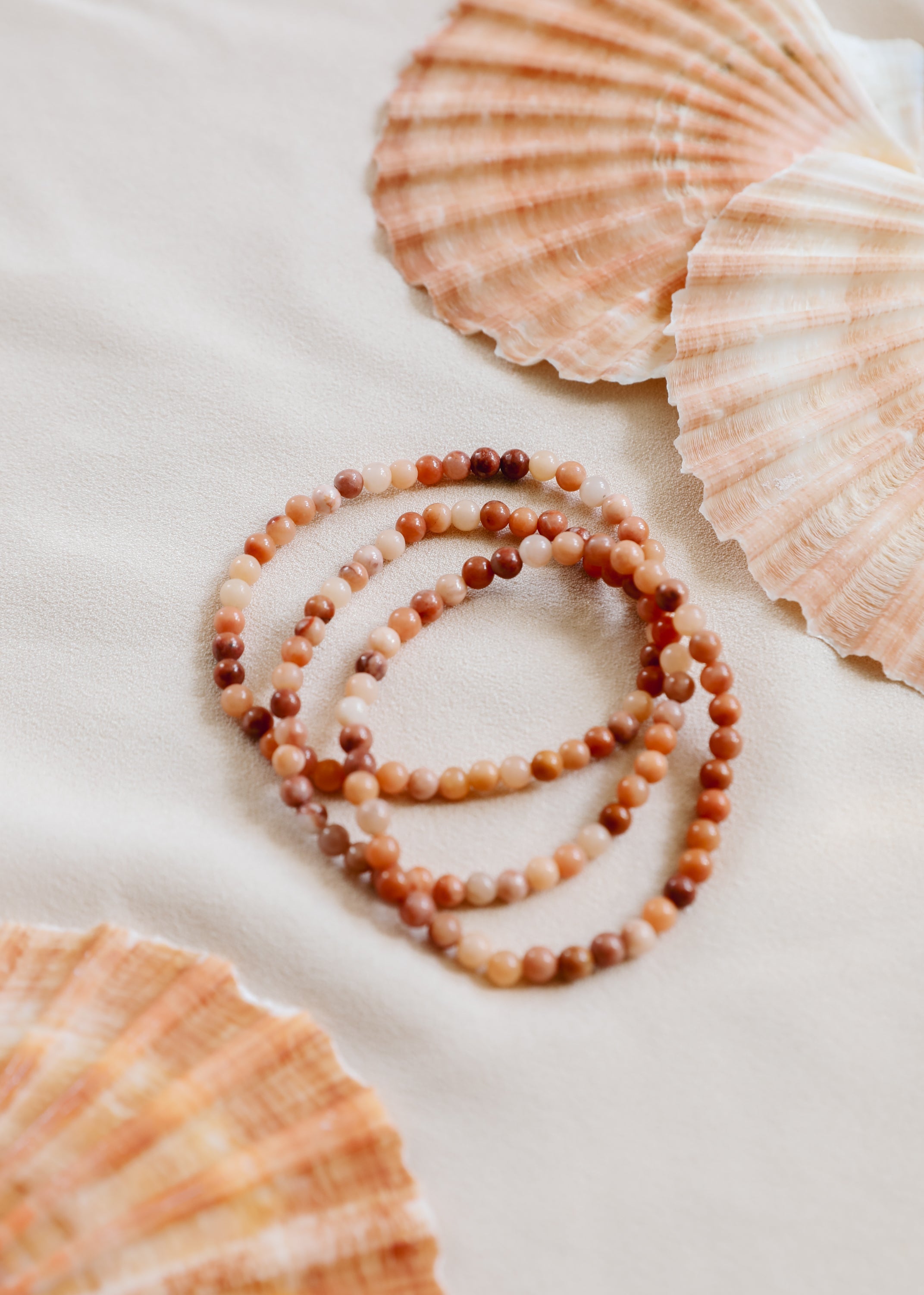 CanyonLeaf Polished Pink Aventurine || Adult Bracelet