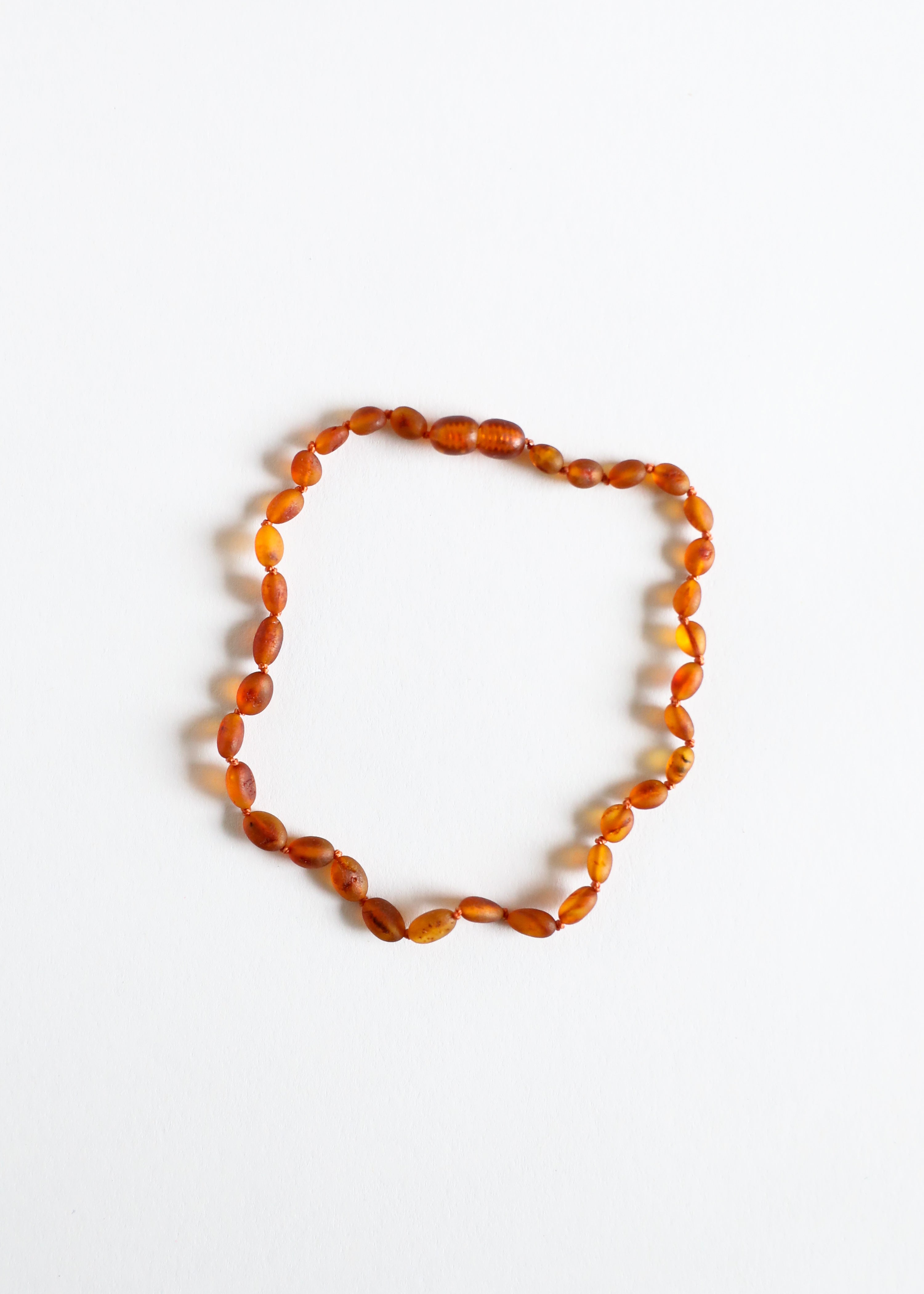 CanyonLeaf Raw Cognac Baltic Amber || Classic || Necklace