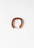 CanyonLeaf Raw Cognac Baltic Amber + Moonstone || Anklet • Bracelet