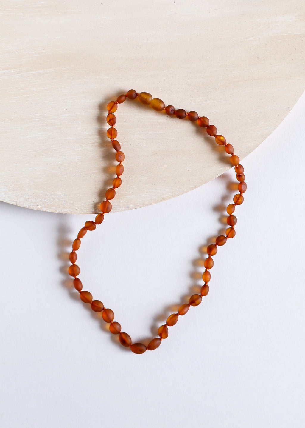 CanyonLeaf Raw Cognac Baltic Amber || Classic || Necklace