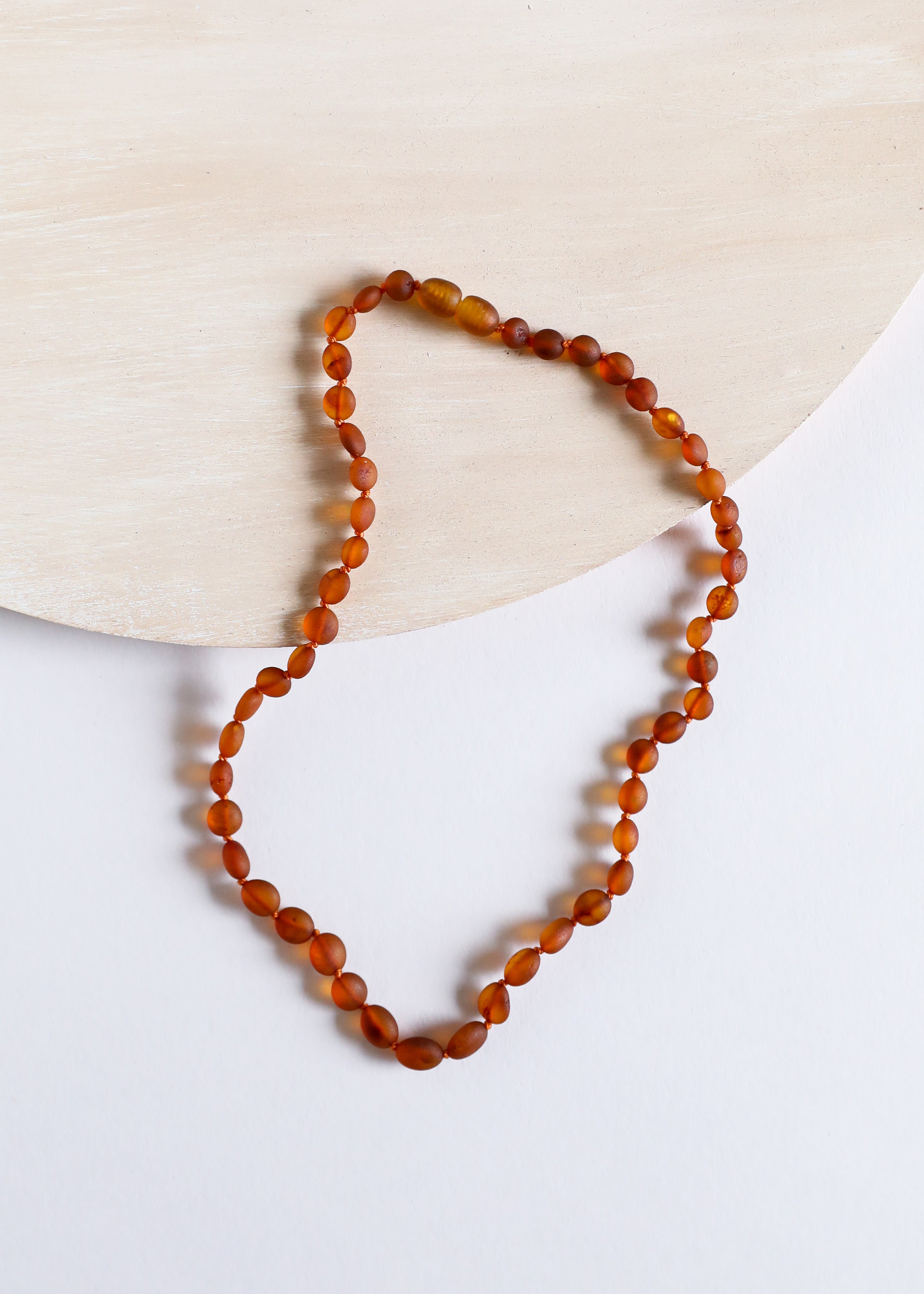 CanyonLeaf Raw Cognac Baltic Amber || Classic || Necklace