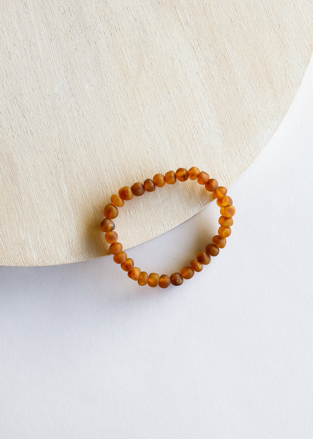 CanyonLeaf Raw Cognac Baltic Amber || Adult Bracelet