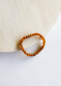 CanyonLeaf Raw Cognac Baltic Amber || Adult Bracelet