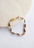 CanyonLeaf Hazelwood + Rose Quartz || Beaded Necklace