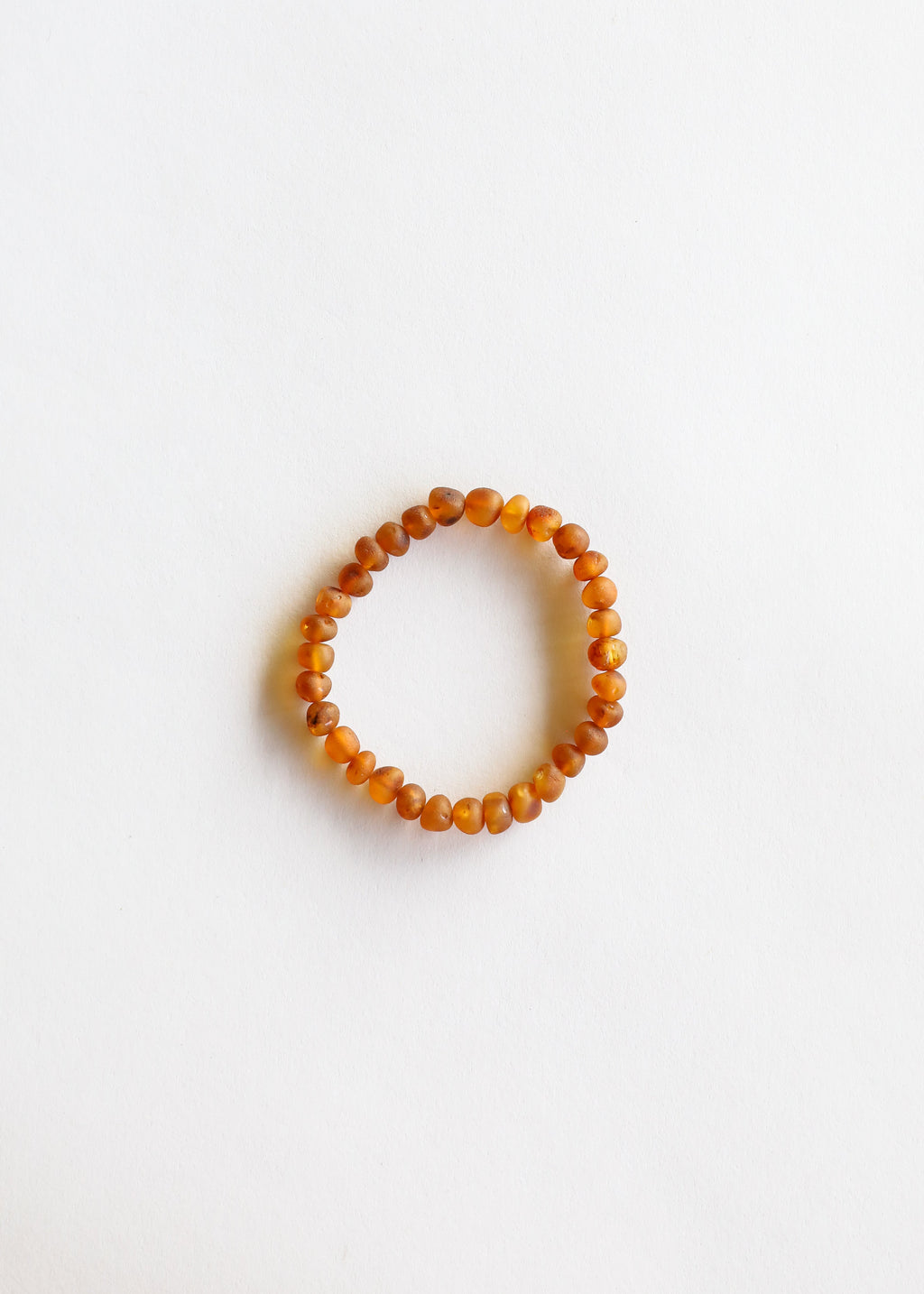CanyonLeaf Raw Cognac Baltic Amber || Adult Bracelet