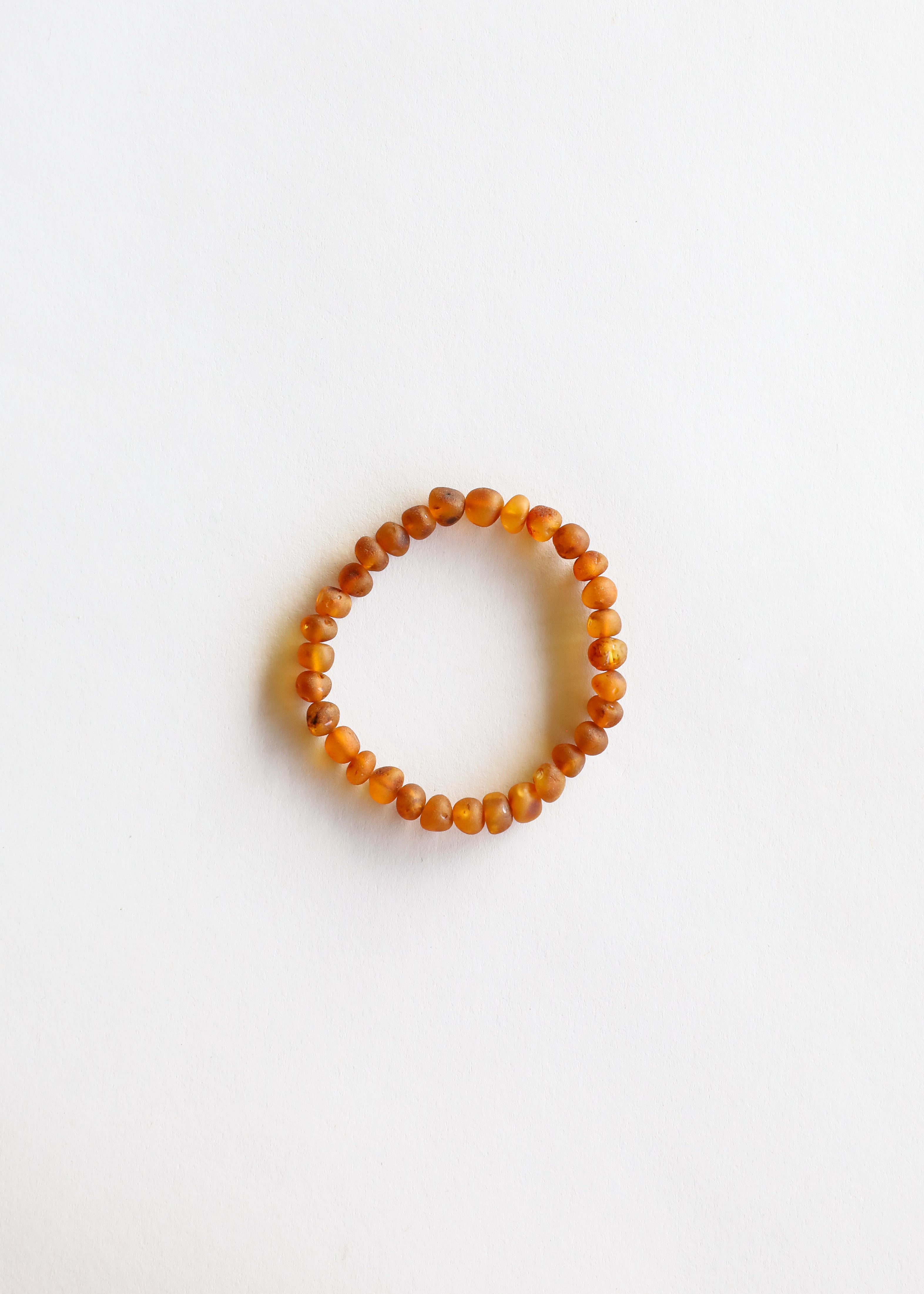 CanyonLeaf Raw Cognac Baltic Amber || Adult Bracelet