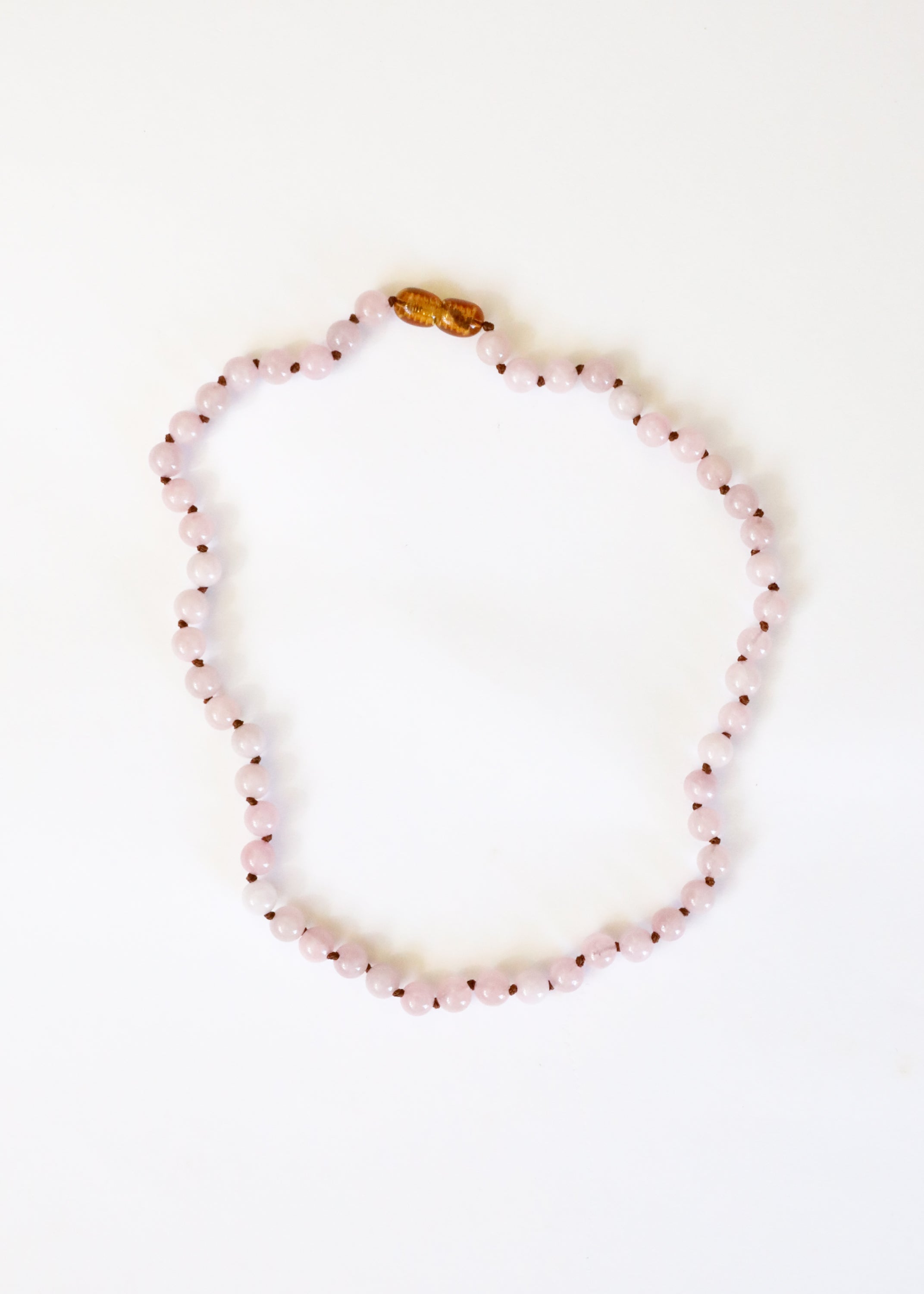 CanyonLeaf Pure Gemstone + Natural Rose Quartz || Beaded Necklace