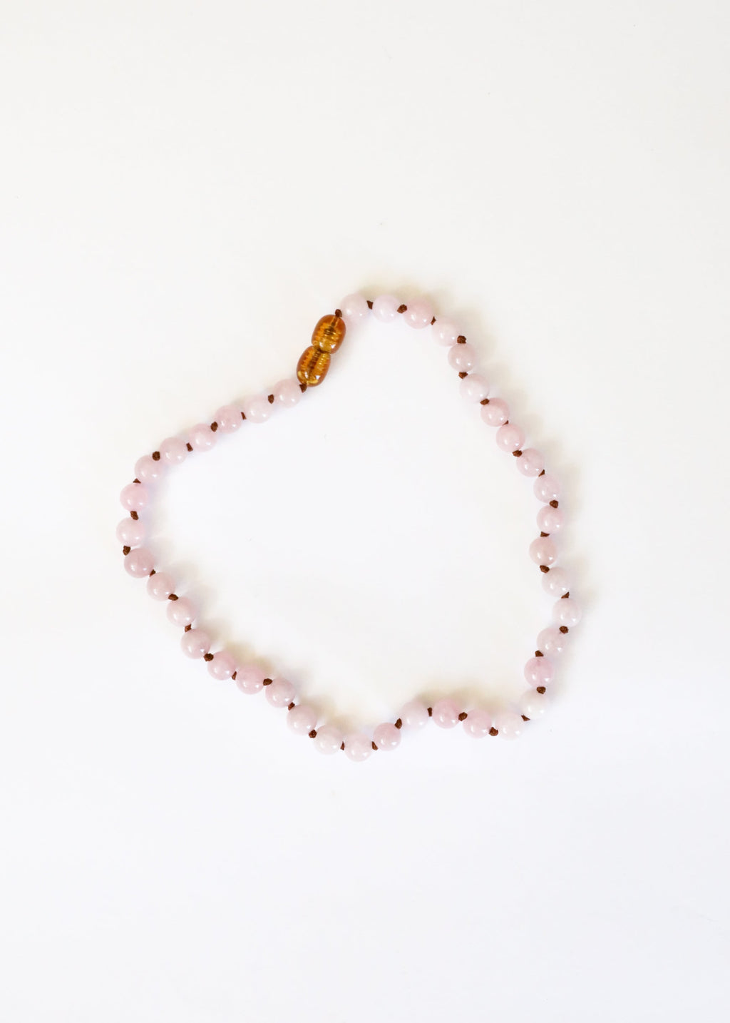 CanyonLeaf Pure Gemstone + Natural Rose Quartz || Beaded Necklace