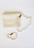 CanyonLeaf Pure Gemstone + Pearl || Necklace and Bracelet || Gift Set