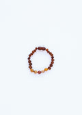 CanyonLeaf Raw Cognac Baltic Amber + Mookaite Jasper || Anklet or Bracelet