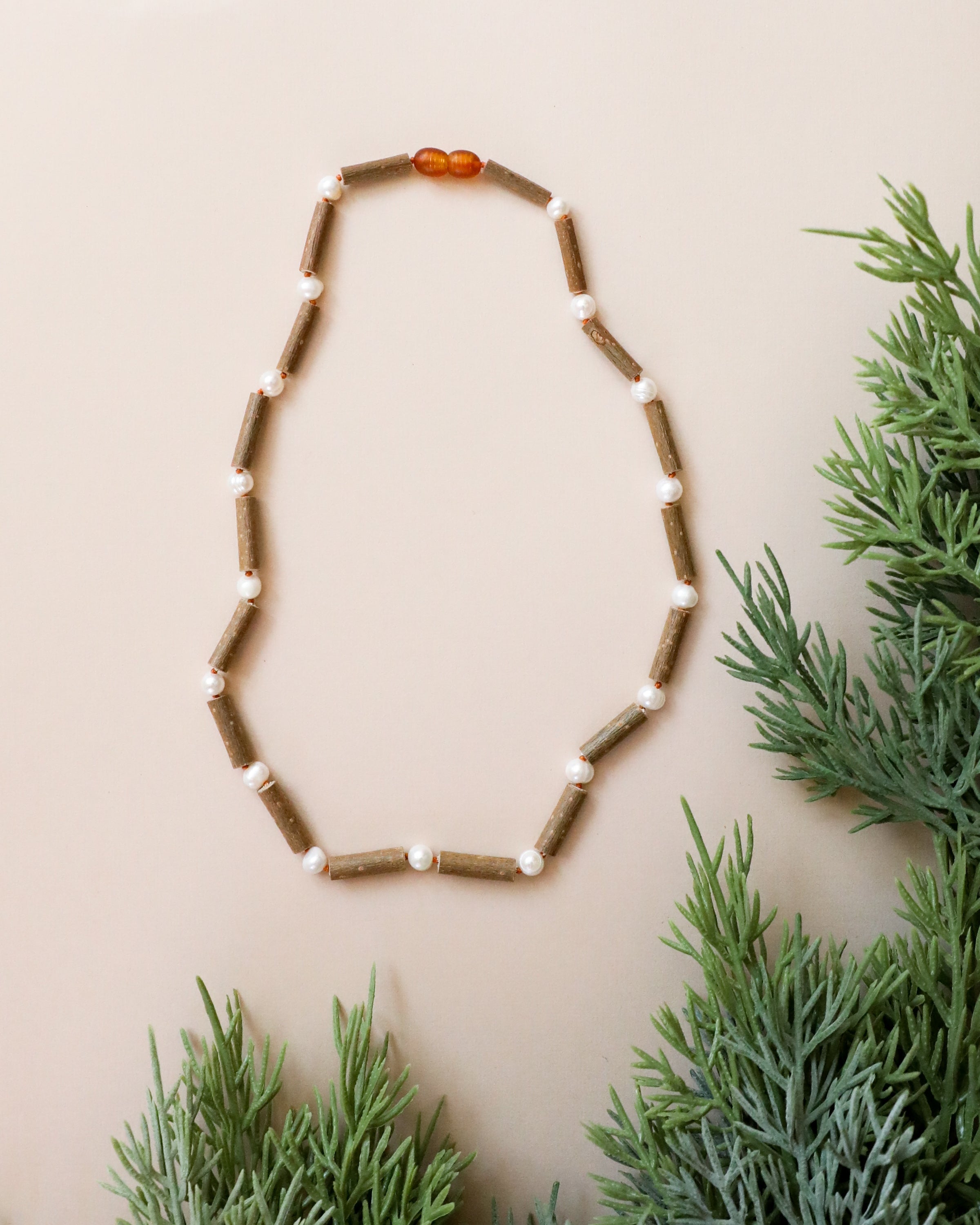 CanyonLeaf Hazelwood + Pearl || Beaded Necklace ||