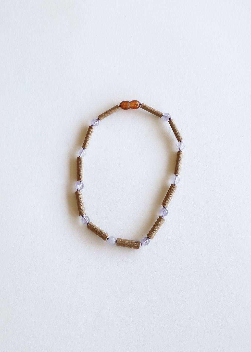 CanyonLeaf Hazelwood + Amethyst Necklace