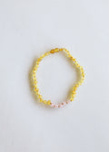 CanyonLeaf Raw Honey Baltic Amber + Rose Quartz || Necklace