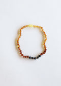 CanyonLeaf Raw Ombre Baltic Amber + Lava || Necklace