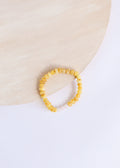 CanyonLeaf Raw Honey Baltic Amber + Rose Quartz || Adult Bracelet