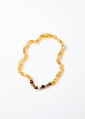 CanyonLake Raw Honey Baltic Amber + Mookaite Jasper || Necklace