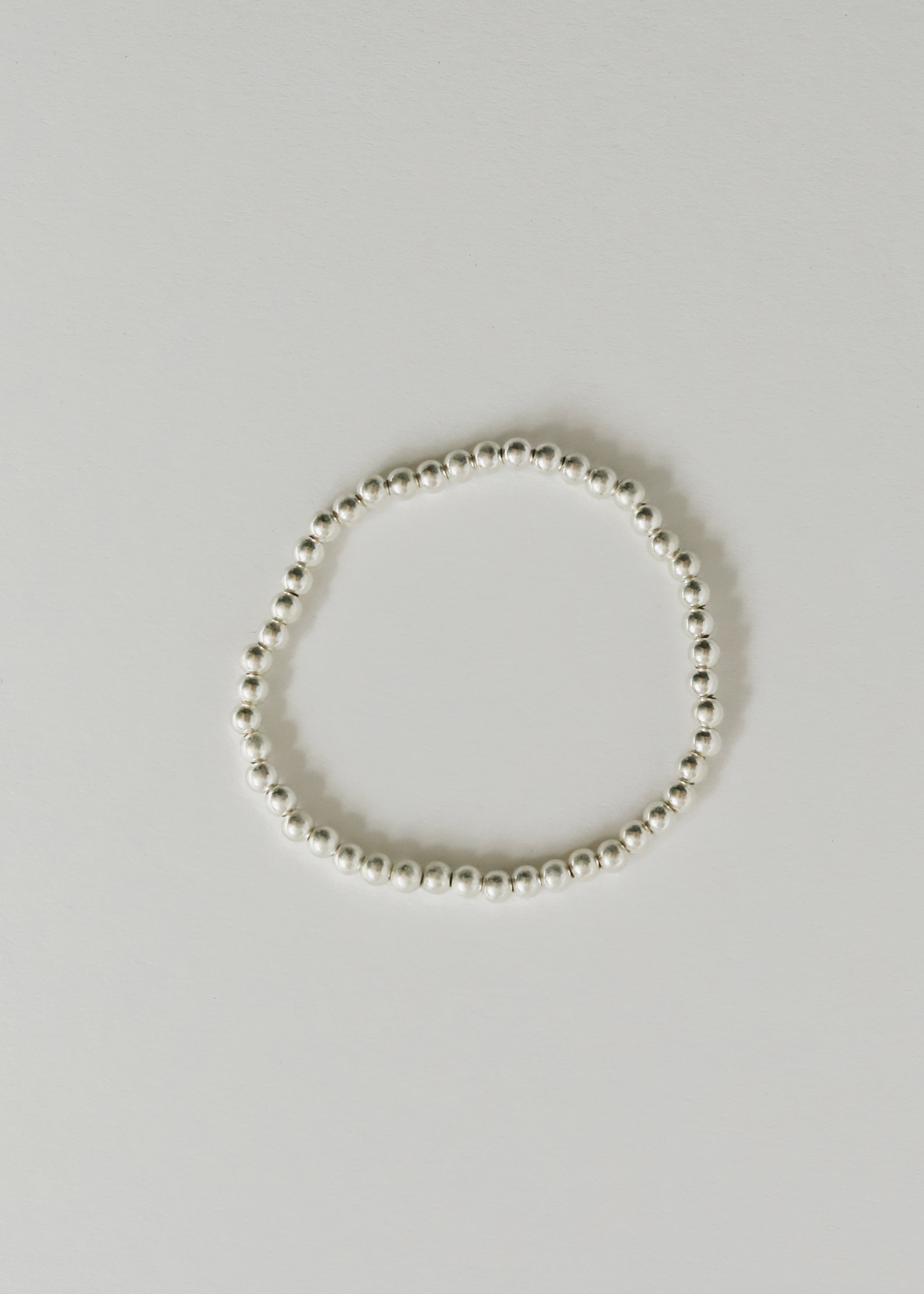 CanyonLeaf Sterling Silver || Beaded Stretch Anklet or Bracelet