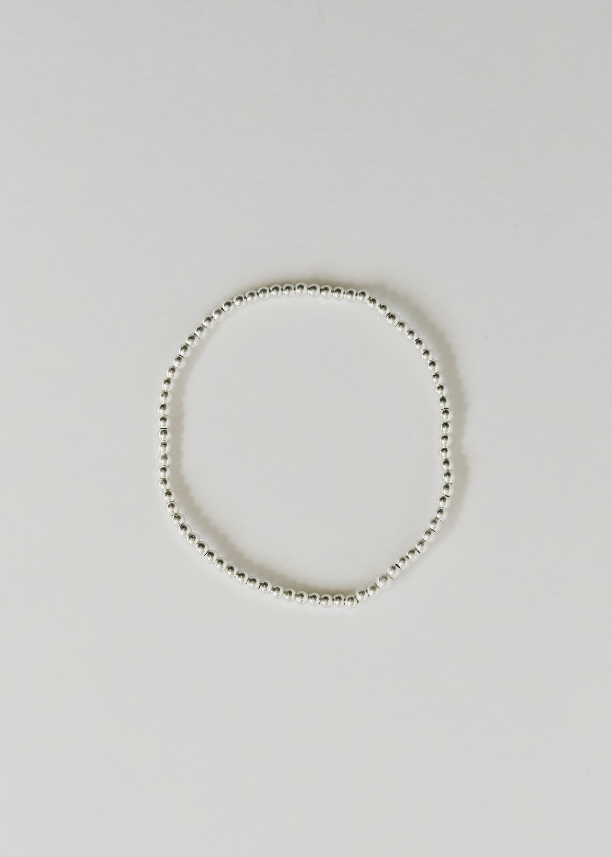 CanyonLeaf Sterling Silver || Beaded Stretch Anklet or Bracelet
