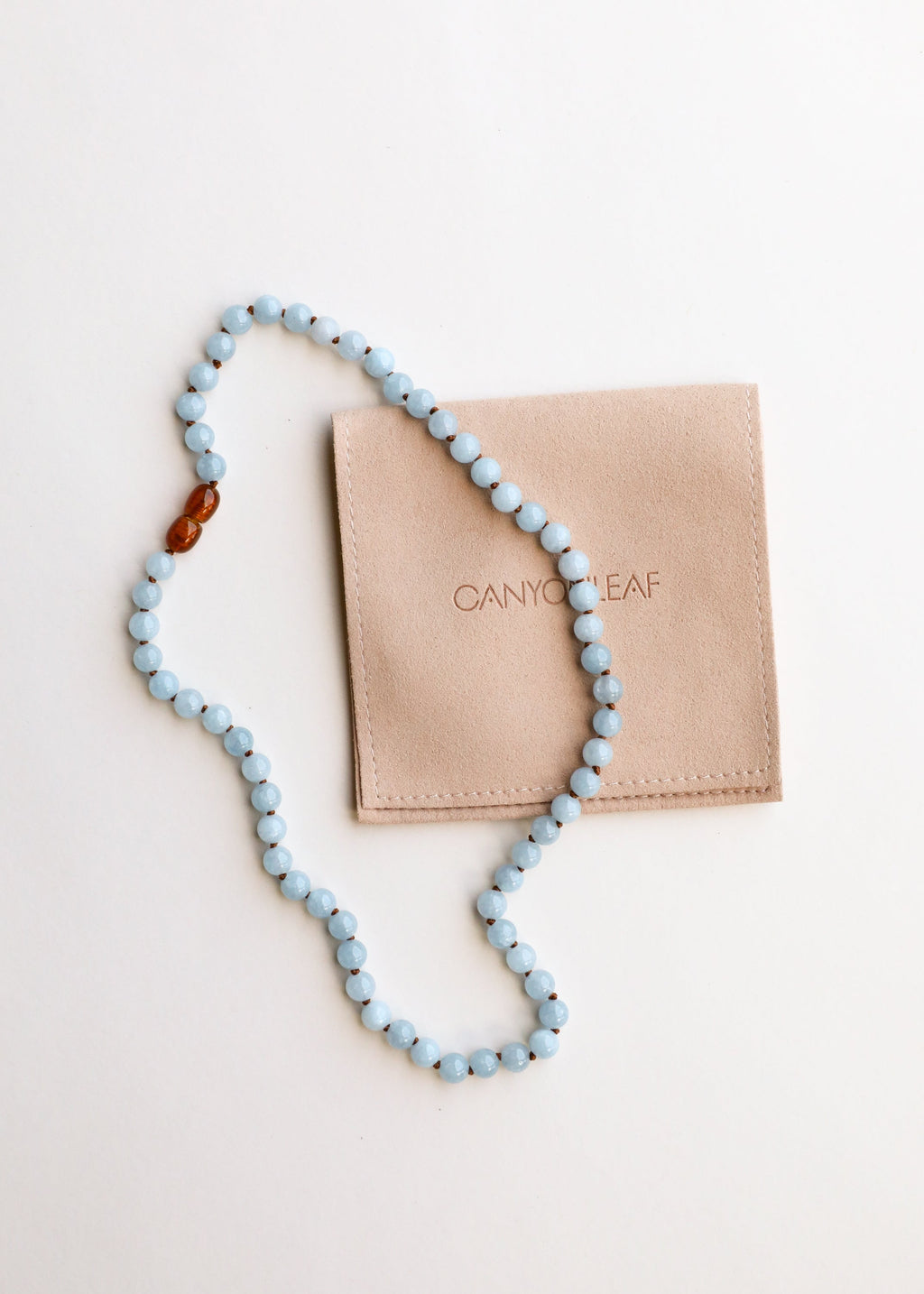 CanyonLeaf Pure Gemstone + Aquamarine || Necklace